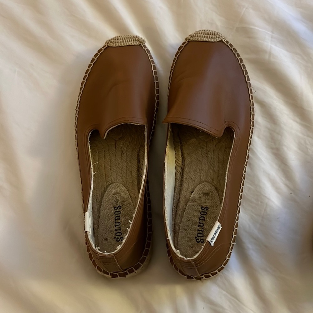 Soludos leather espadrilles